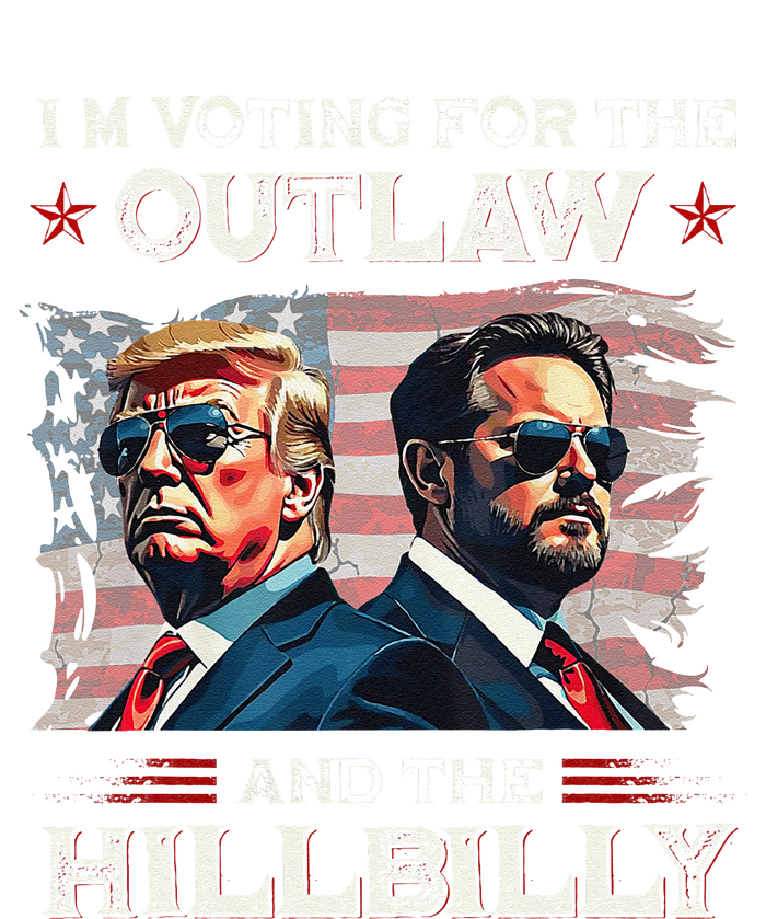 IM Voting For The Outlaw And The Hillbilly Trump Vance 2024 T-Shirt