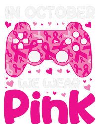 In October We Wear Pin.K Breast Cancer Gaming Tie-Dye T-Shirt