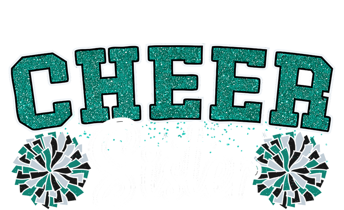 Cheer Sister My Favorite Cheerleader Calls Me Sisters Green Softstyle Adult Sport Polo