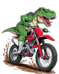 Trex Dirt Bike For Boy Dinosaur Riding Motorcycle Baby Long Sleeve Bodysuit