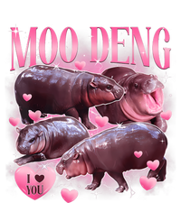 Cute I Love Moo Deng Baby Hippo Moo Deng I Heart Moo Deng Ladies Essential Flowy Tank