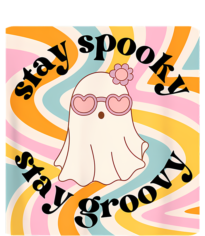 Stay Spooky Stay Groovy Halloween Hooded Wearable Blanket