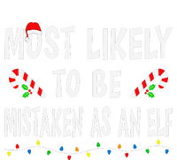 Most Likely To Be Mistaken As An Elf Family Christmas Xmas Kids T-Shirt