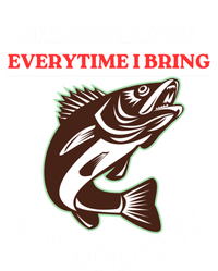 She Swallows Everytime I Bring My Rod Out Funny Fishing Joke Gift Women's Tri-Blend 3/4-Sleeve Raglan Shirt