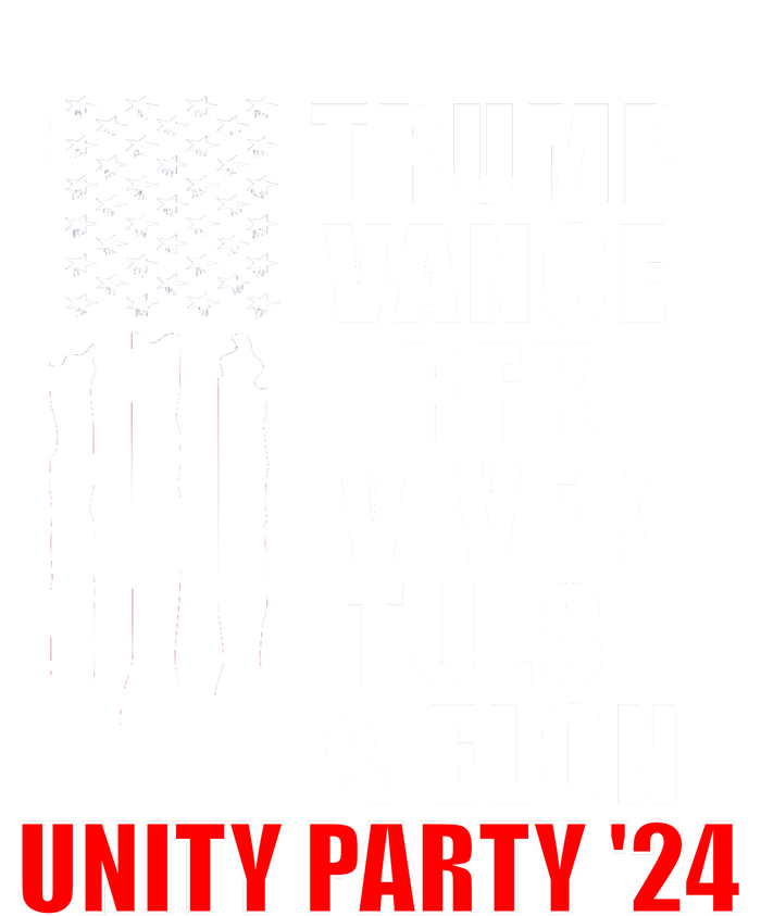 Trump Vance Rfk Vivek Tulsi & Elon Unity Party 24 T-Shirt