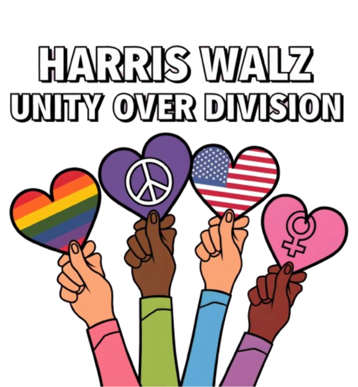 Together We Stand Harris And Walz Unite Cute Gift Tie-Dye T-Shirt