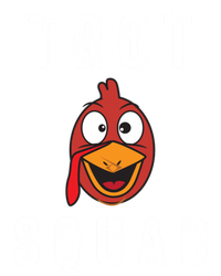 Trot Squad Thanksgiving Day Funny Turkey Face Running Funny Gift Cool Gift Valucap Bio-Washed Visor