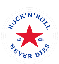 Rock N Roll Never Dies Rock And Roll All Star Music Zip Tote Bag