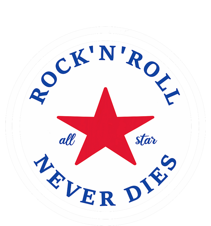 Rock N Roll Never Dies Rock And Roll All Star Music Zip Tote Bag