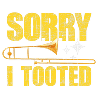 Sorry I Tooted Trombone Trombonist Music Brass Wind Player Sustainable Knit Beanie