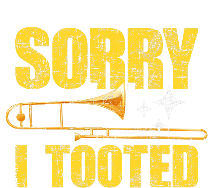 Sorry I Tooted Trombone Trombonist Music Brass Wind Player Sustainable Knit Beanie