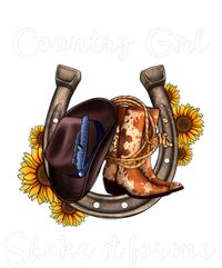 Shakes It For Me Country Music Cowgirl Boots Sunflower Pajama Set