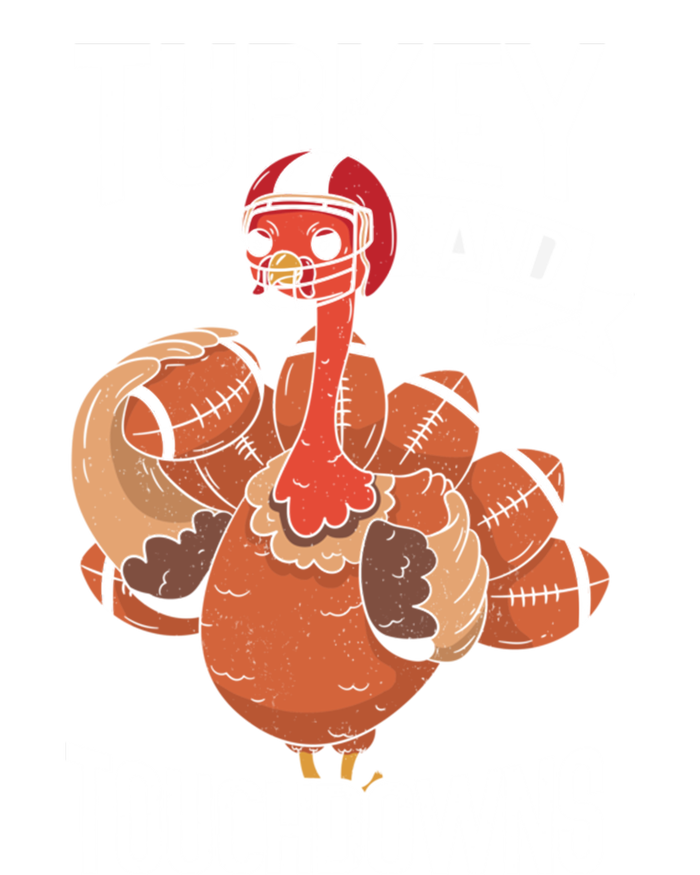 Turkey And Touchdowns Thanks Giving Funny Thanksgiving Gift T-Shirt