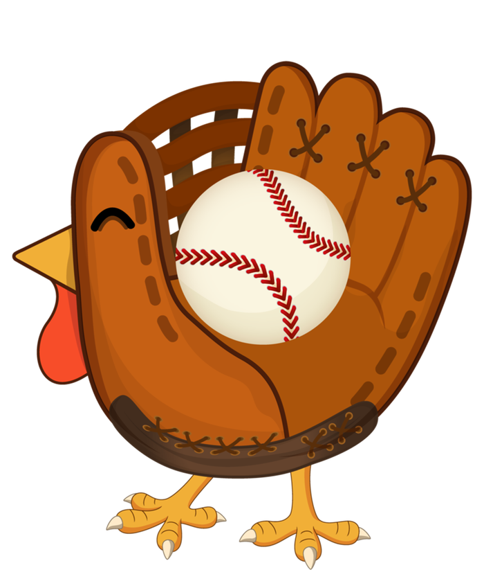 Turkey Baseball Glove Thanksgiving Day Catchers Dads Gift Button