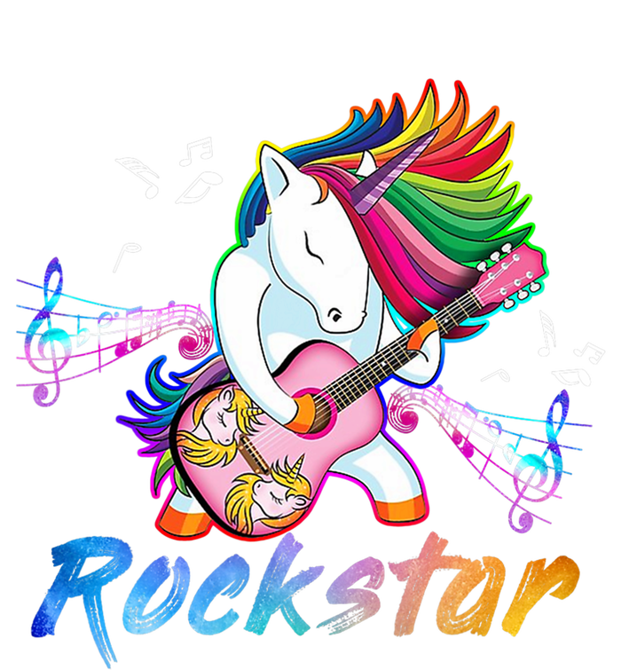 Unicorn Rock Star Guitar Rockin Music Singer Ladies Essential Tank