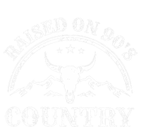 Raised On 90S Country Music Bull Skull Western T-Shirt