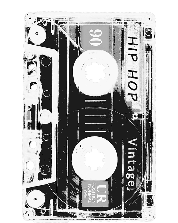 Vintage Cassette Tape Hip Hop Music 80s 90s Retro Distressed T-Shirt