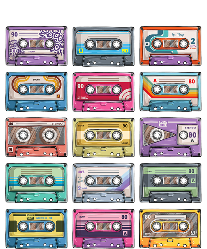 Cassette Tapes Collection 80S 90S Music Mixtape T-Shirt