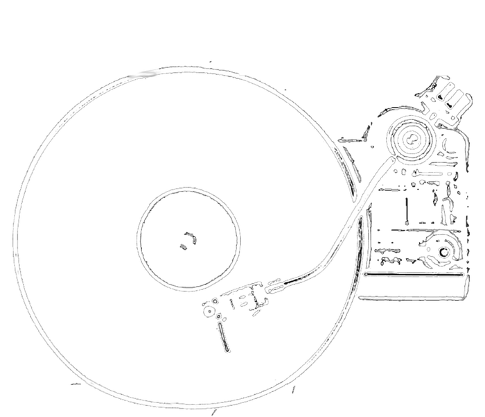 Vinyl Record Player Sketch Drawing Insulated Varsity Jacket