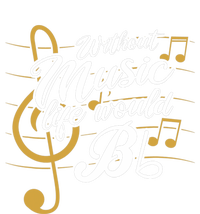 Without Music Life Would B Flat Ii Funny Music Quotes Toddler Hoodie