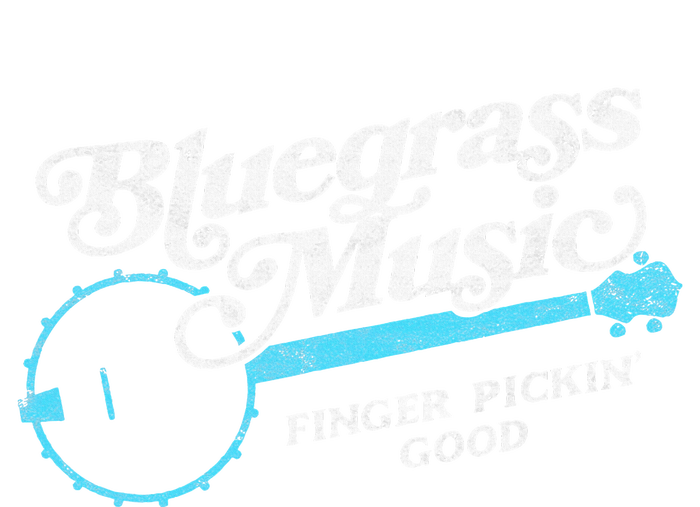 Bluegrass Music Finger Pickin Good Banjo Design Graphic T-Shirt