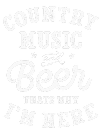 Country Music And Beer ThatS Why IM Here Guitar Guitarist T-Shirt