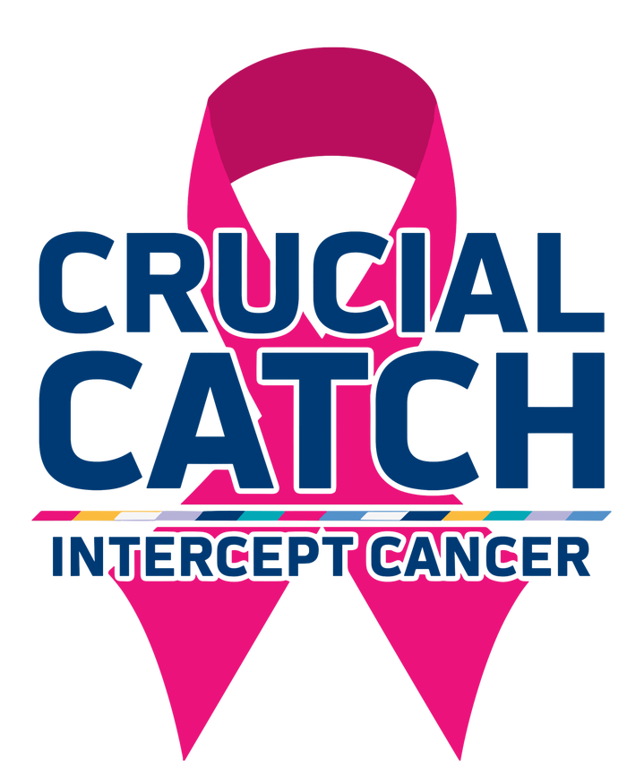 Crucial Catch Intercept Cancer Women's Perfect Tri Tunic Long Sleeve Shirt