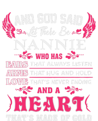 Nannie Name Gift And God Said Let There Be Nannie T-Shirt