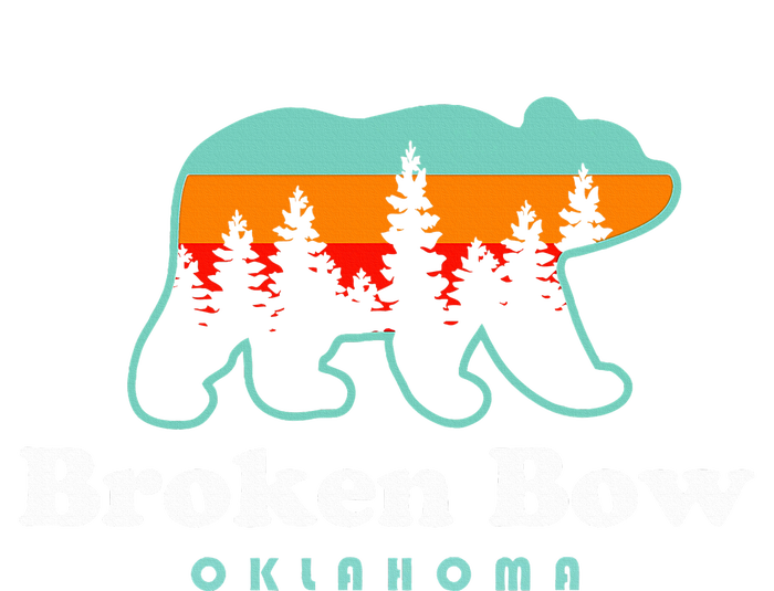 Broken Bow Oklahoma Lake Outdoors Bear Women's Flannel Pajama Set