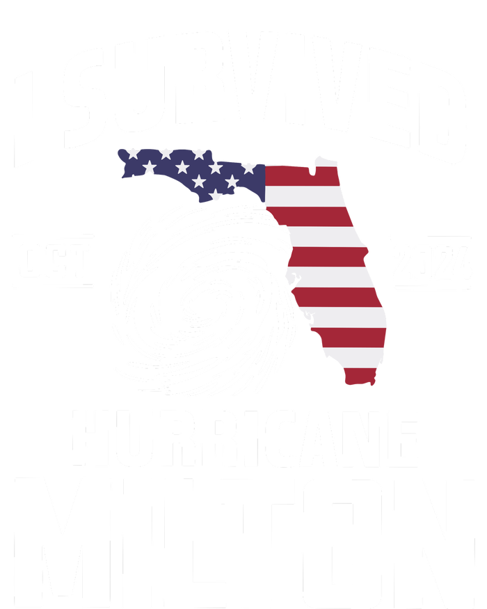 I Survived Hurricane Milton Tie-Dye Long Sleeve Shirt