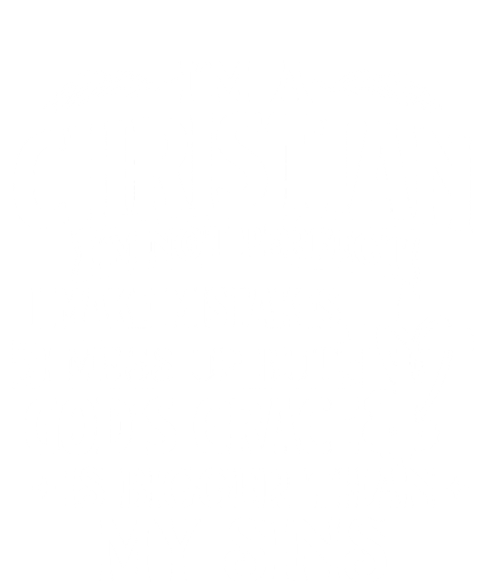 IM A Christian IM Not Perfect I Make Mistakes Religious T-Shirt