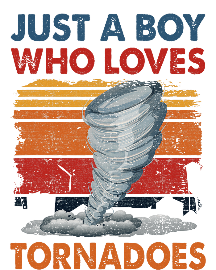 Just A Boy Who Loves Tornado Weather Storm Tornado Chaser Sweatshirt