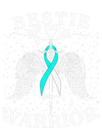 Bestie Of A Warrior Cervical Cancer Awareness Support Squad T-Shirt