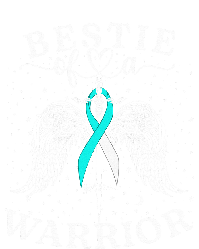 Bestie Of A Warrior Cervical Cancer Awareness Support Squad T-Shirt