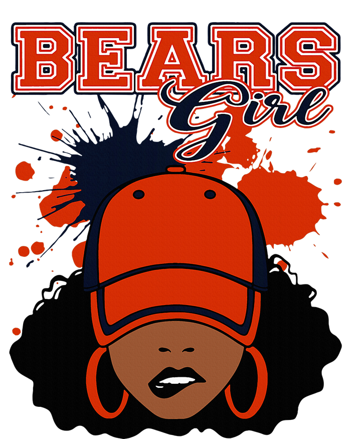 Bears Girl Sports Fan Team Spirit T-Shirt