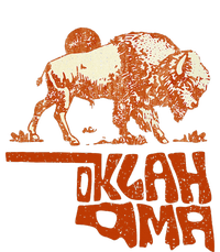 Oklahoma Map Bison Buffalo Oklahoma Souvenir Button