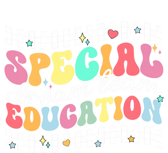 Retro Special Education Squad Groovy Dream Team Sped Teacher Women's Strappy Tank