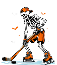 Funny Halloween Skeleton Ice Hockey Gift Sticks Hockey Long Sleeve Shirt