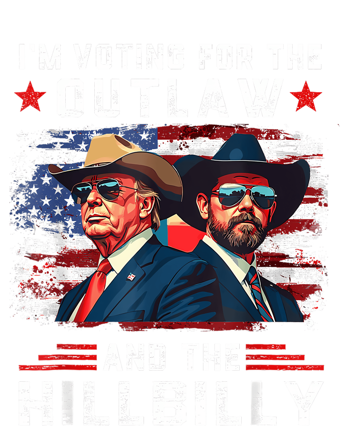 IM Voting For The Outlaw And The Hillbilly Trump Vance 2024 City Backpack