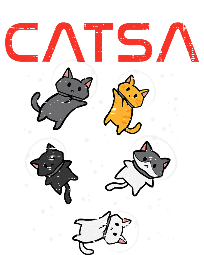 Catsa Cat Astronauts Kitten Space T-Shirt