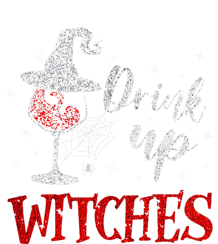 Halloween Glass Of Wine Drink Up Witche T-Shirt