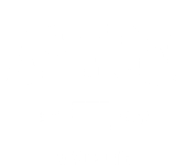 Afton Wyoming Wy Vintage Athletic Women's Fleece Hoodie