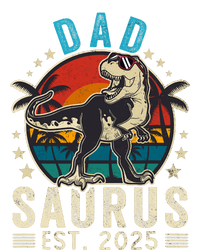 Dad To Be 2025 Dad Saurus Dinosaur Promoted To Daddy 2025 Kids Tie-Dye T-Shirt