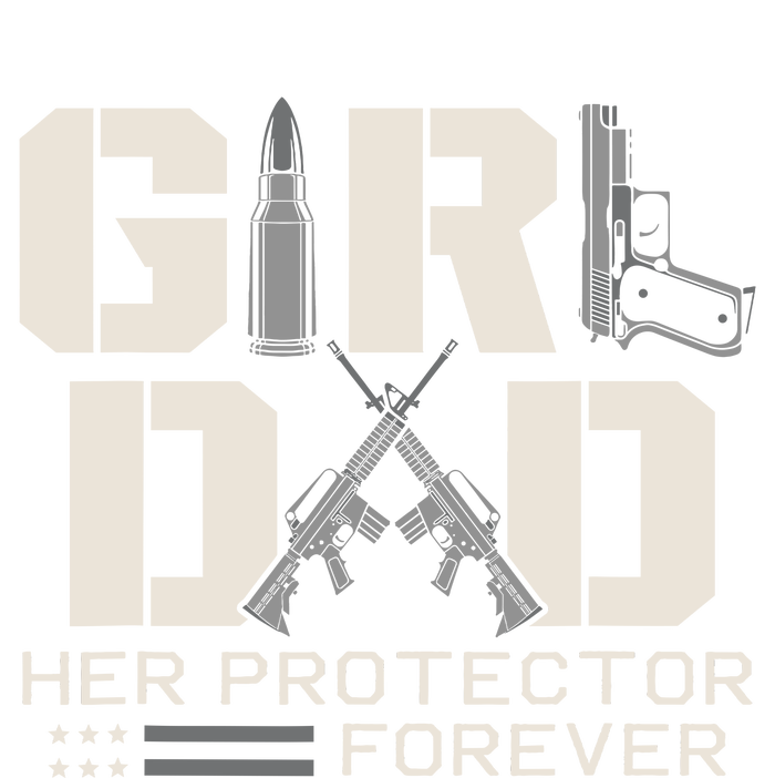 Girl Dad Her Protector Forever Funny Father Of Girl Gifts T-Shirt