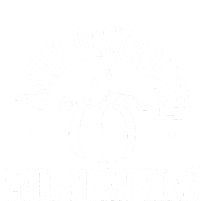 Funny Easily Distracted By Cute Pumpkins Fall Halloween Canvas