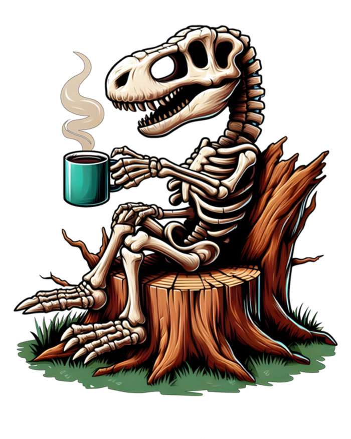 And Then It Hit Me Dinosaur Trex Skeleton Coffee Halloween Gift T-Shirt