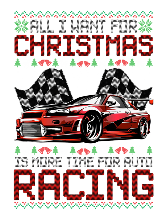 Christmas Auto Racing Funny Ugly Xmas Gift Kids Sweatshirt