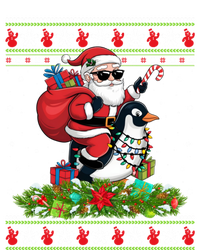 Ugly Xmas Style Santa Riding Penguin Bird Christmas Funny Gift T-Shirt