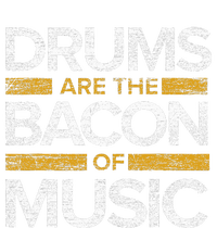 Drums Are The Bacon Of Music Drummer Drums Full-Length Apron With Pockets