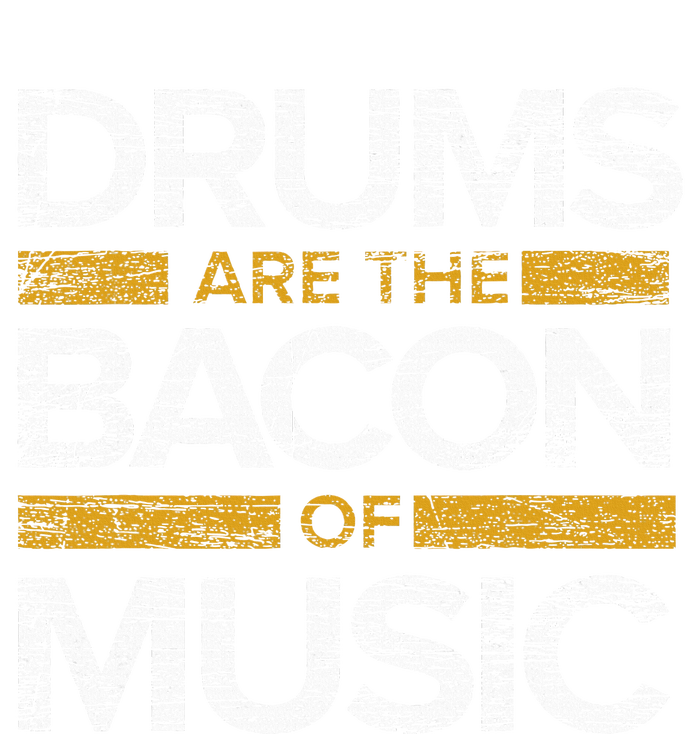 Drums Are The Bacon Of Music Drummer Drums Full-Length Apron With Pockets